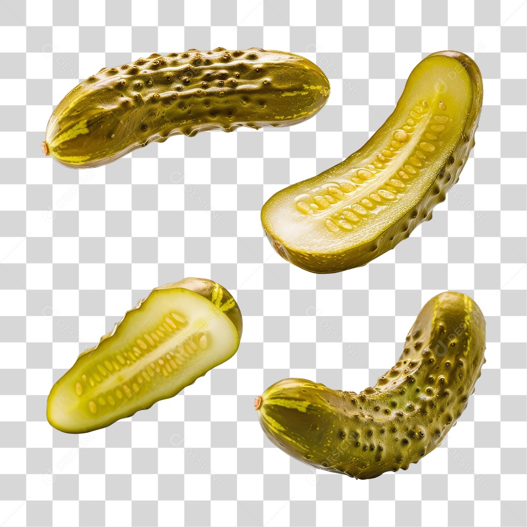 Fatias de Picles PNG Transparente