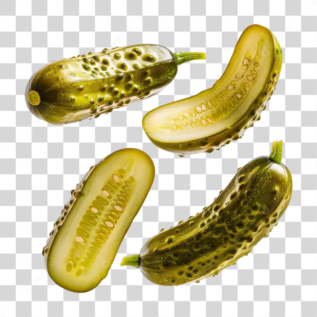Fatias de Picles PNG Transparente