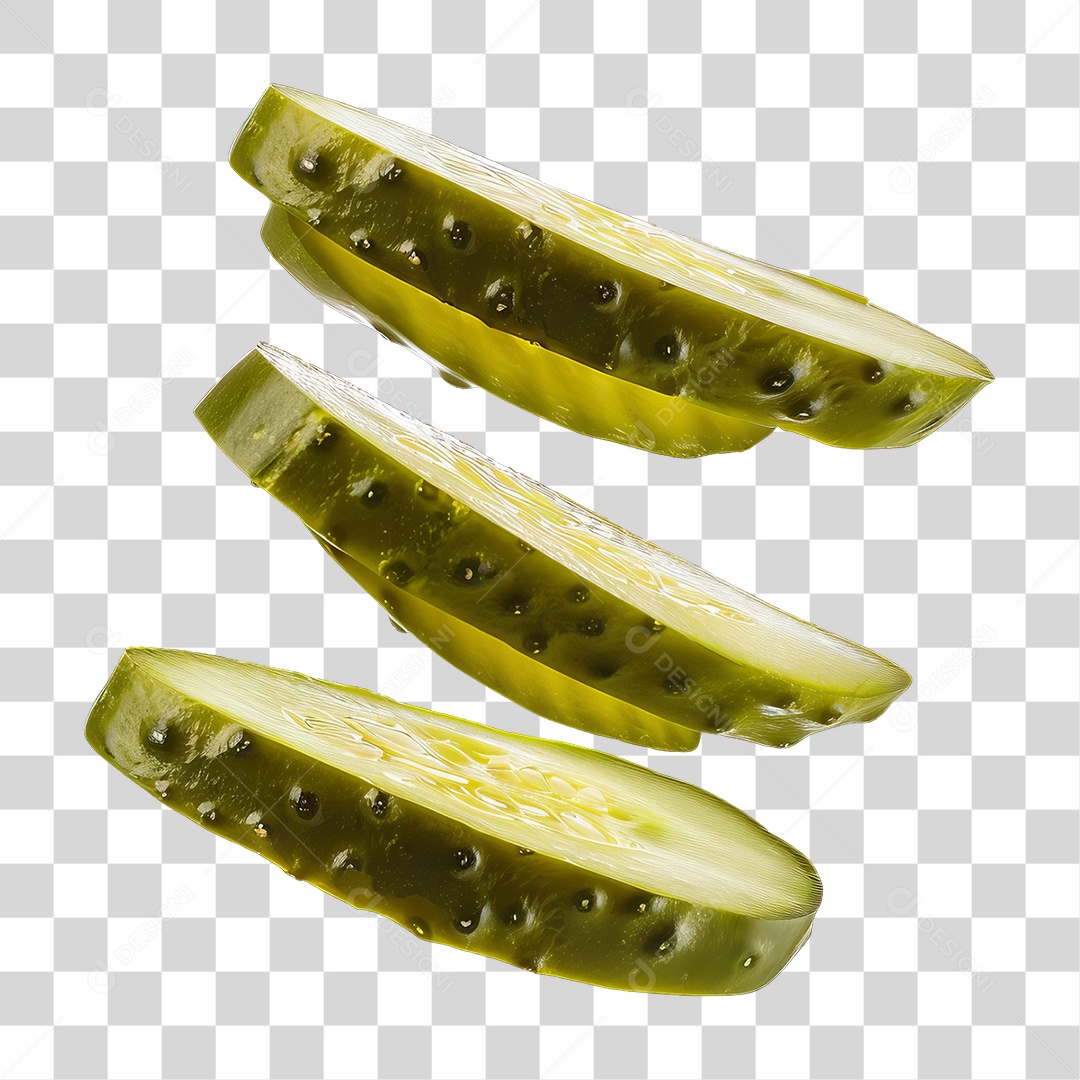 Fatias de Picles PNG Transparente