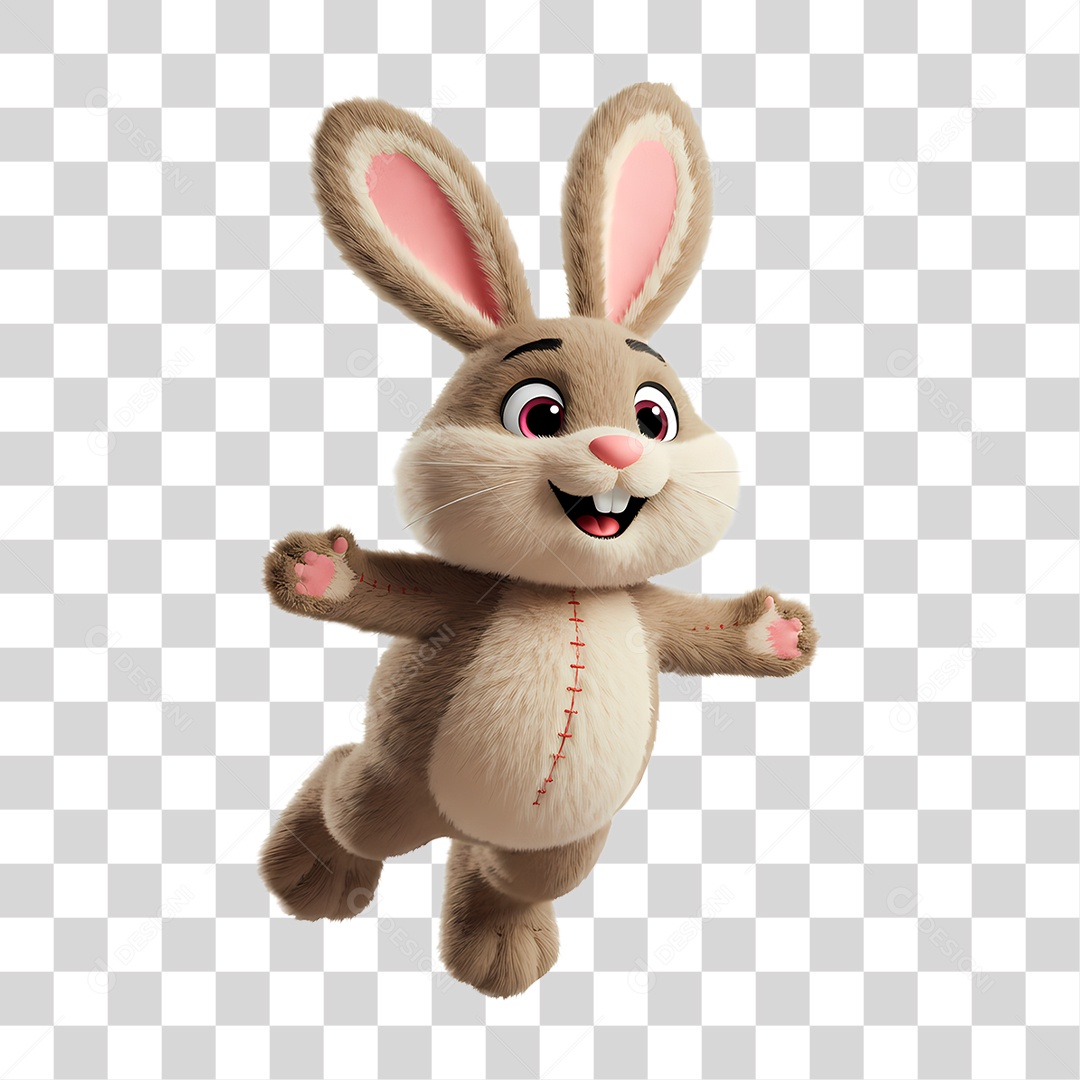 Coelho da Páscoa PNG Transparente