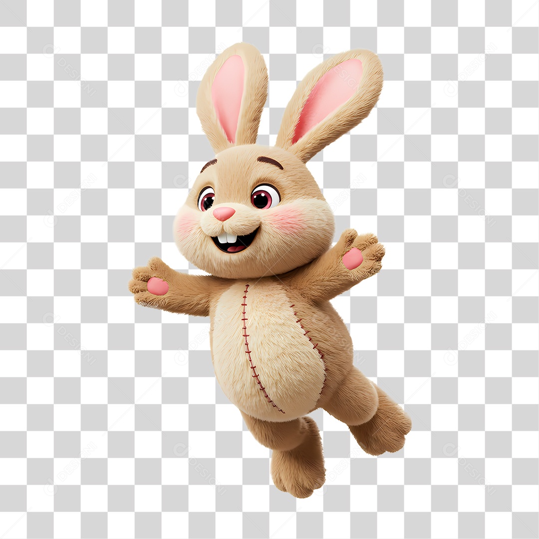 Coelho de Páscoa PNG Transparente