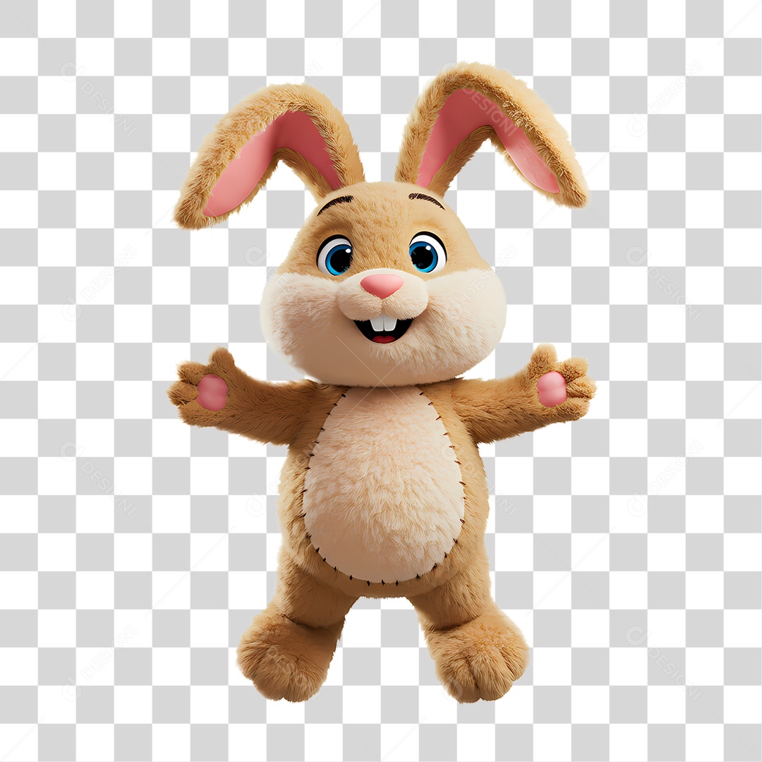 Coelho de Páscoa PNG Transparente
