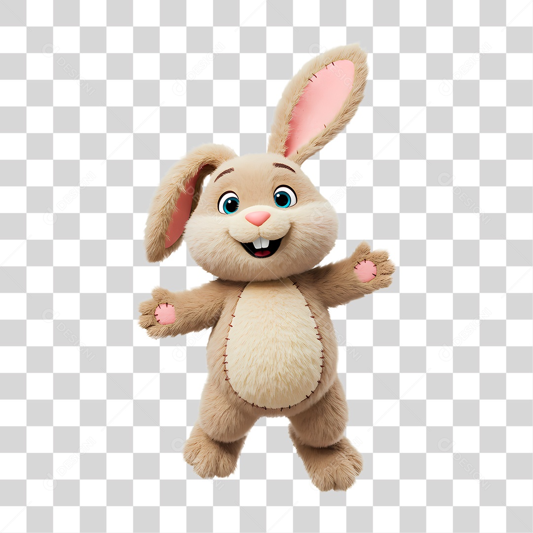 Coelho de Páscoa PNG Transparente