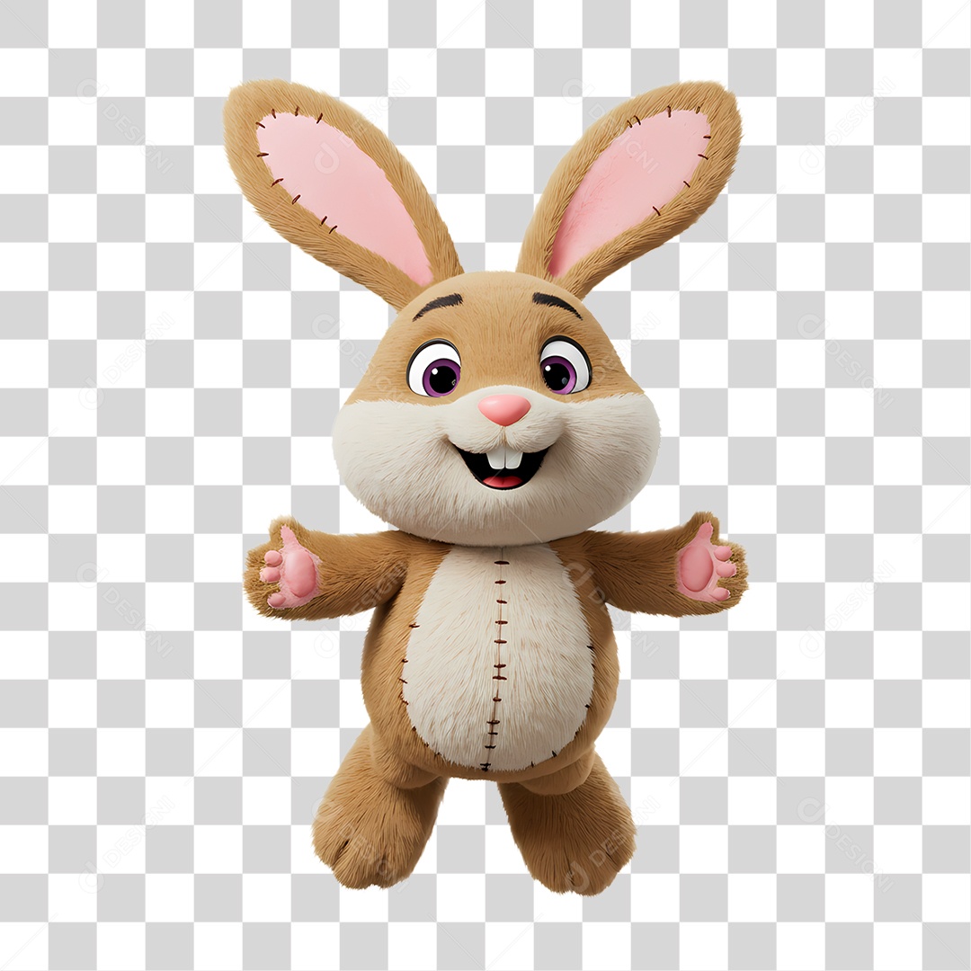 Coelho da Páscoa PNG Transparente