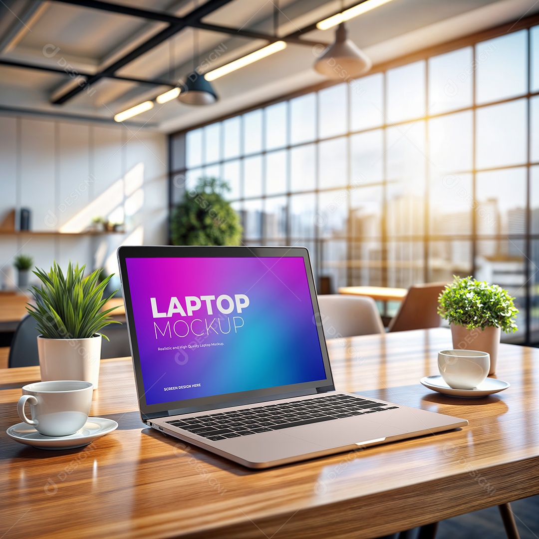 Mockup Computador PSD Editável