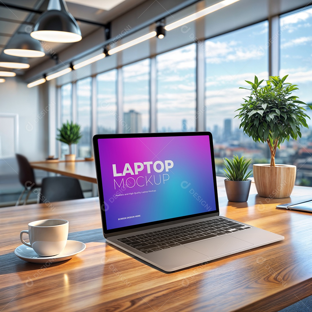 Mockup Computador PSD Editável