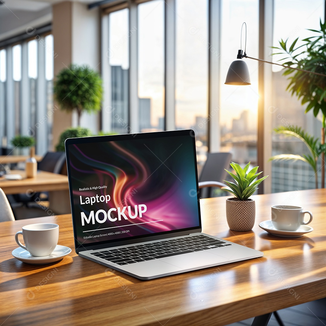 Mockup Computador PSD Editável