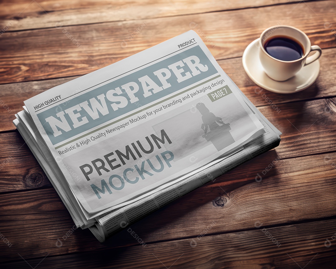 Mockup Jornal PSD Editável