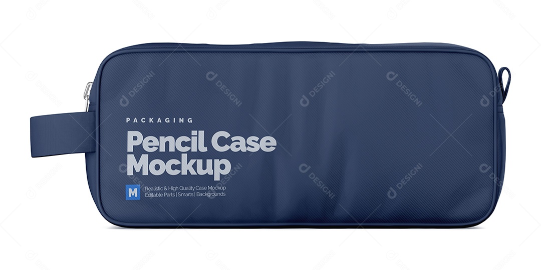 Mockup Estojo Escolar PSD Editável