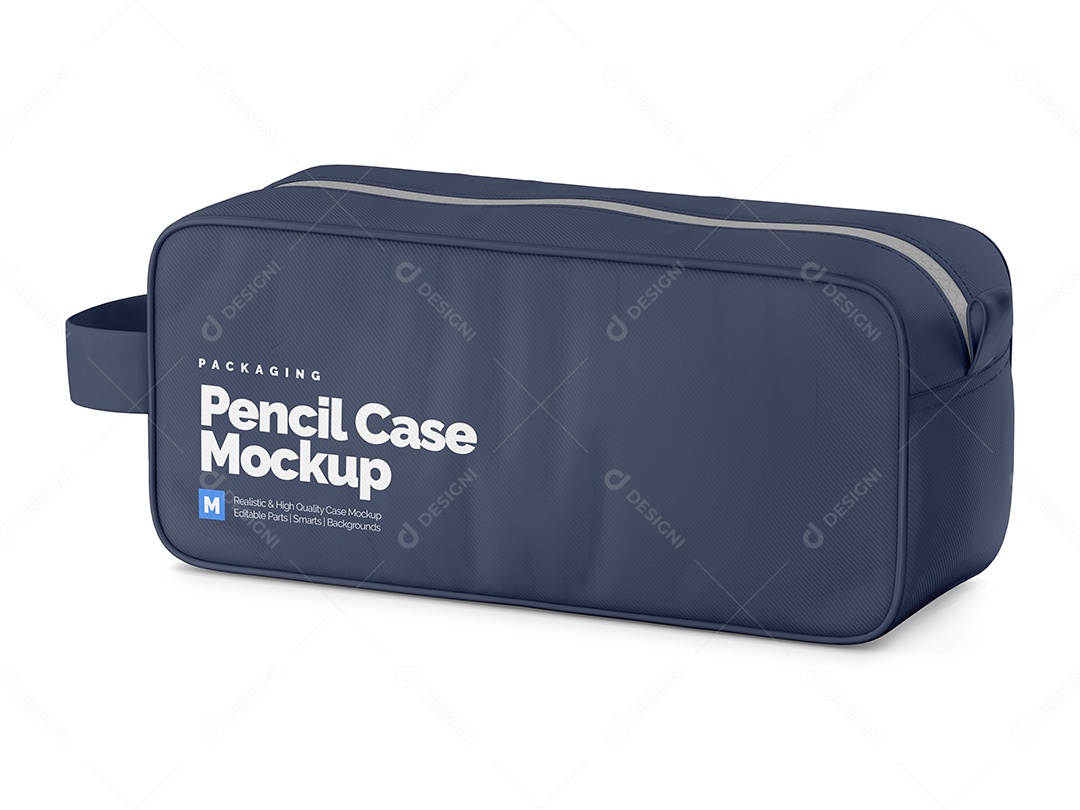 Mockup Estojo Escolar PSD Editável