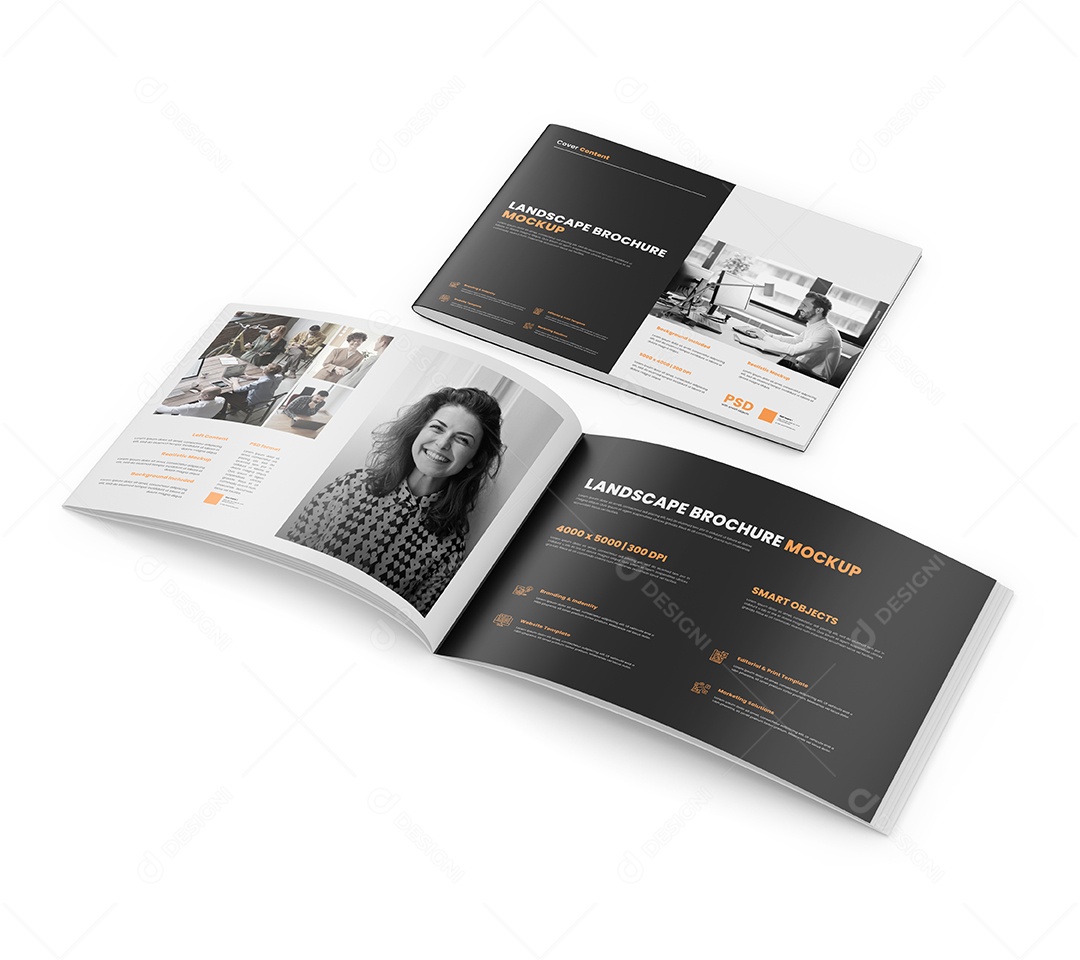 Mockup Revista PSD Editável