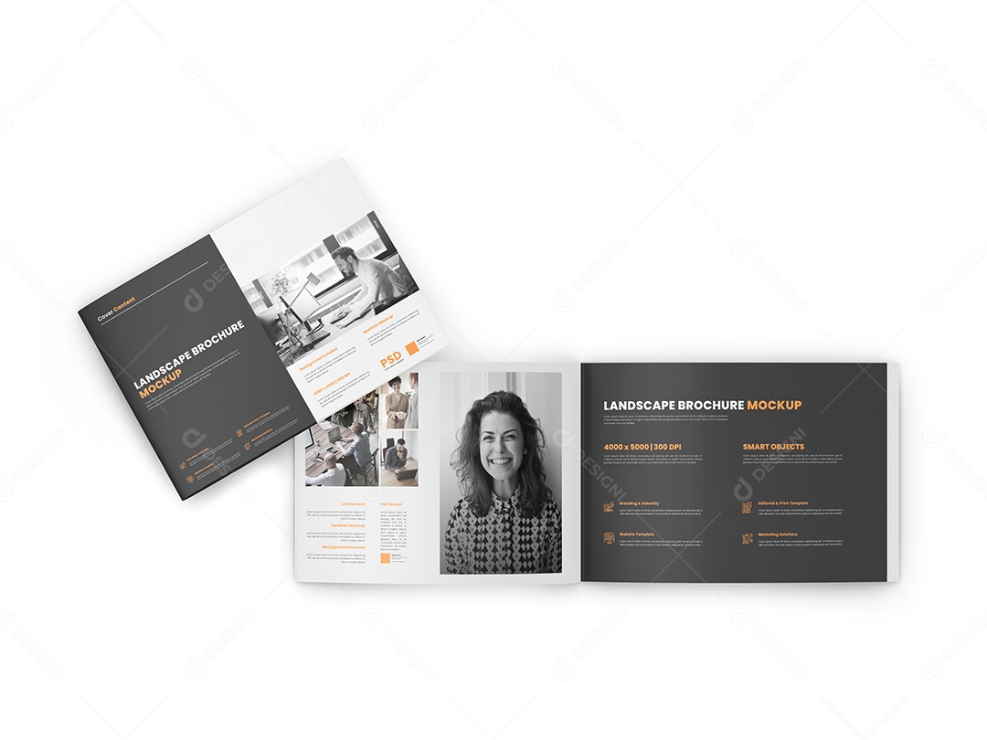 Mockup Revista PSD Editável