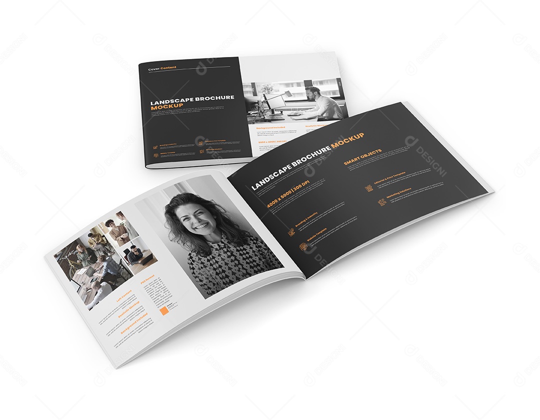 Mockup Revista PSD Editável