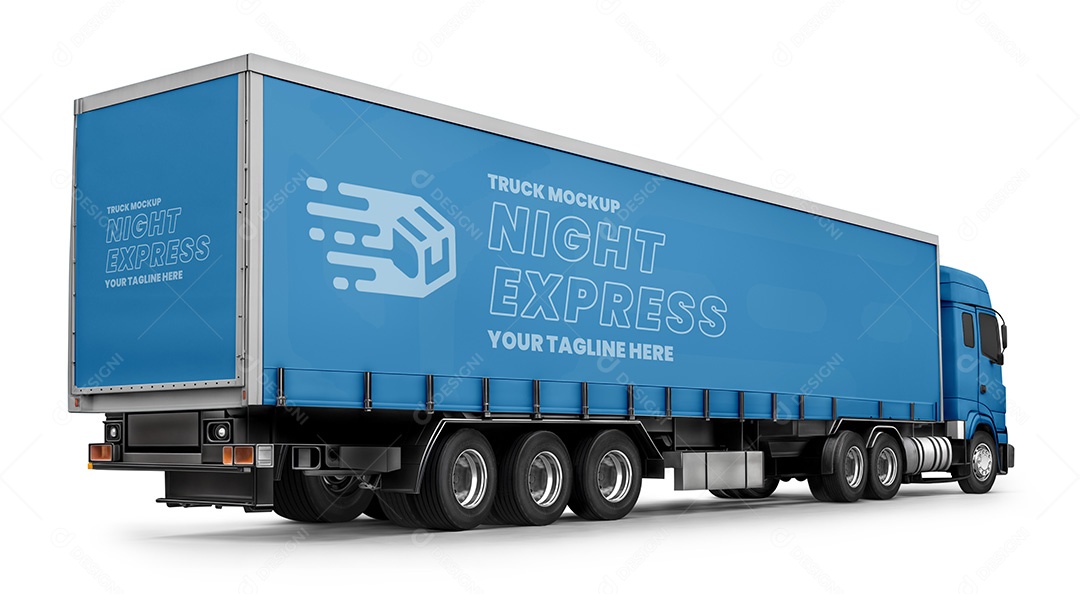 Mockup Caminhão PSD Editável