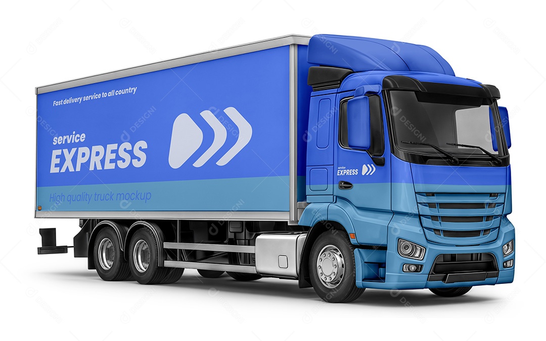 Mockup Caminhão PSD Editável
