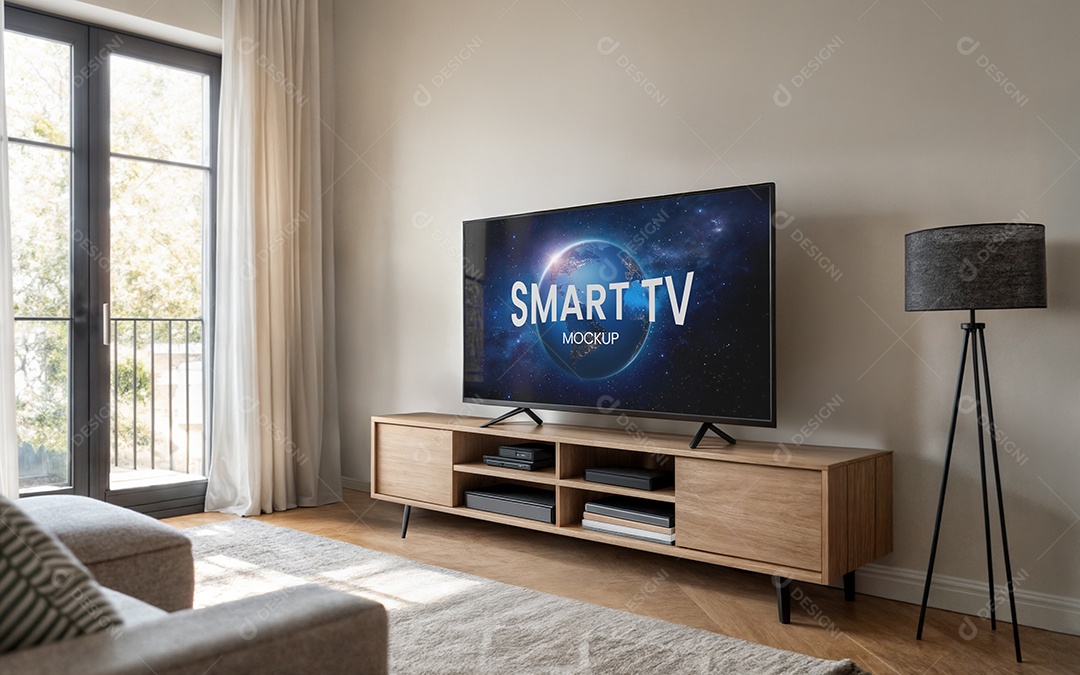 Mockup Televisão Smart PSD Editável