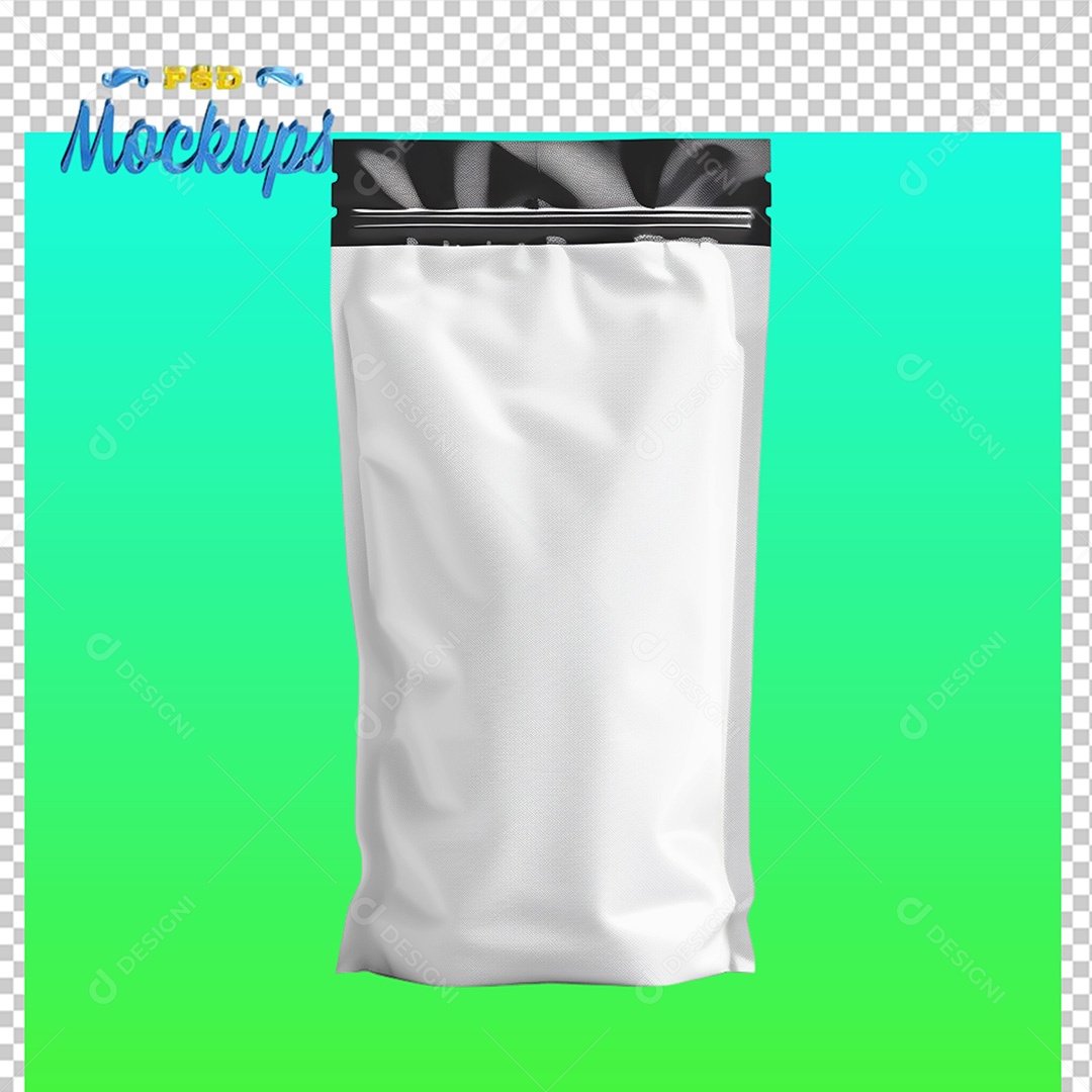 Embalagem Pacote Mockup PSD Editável