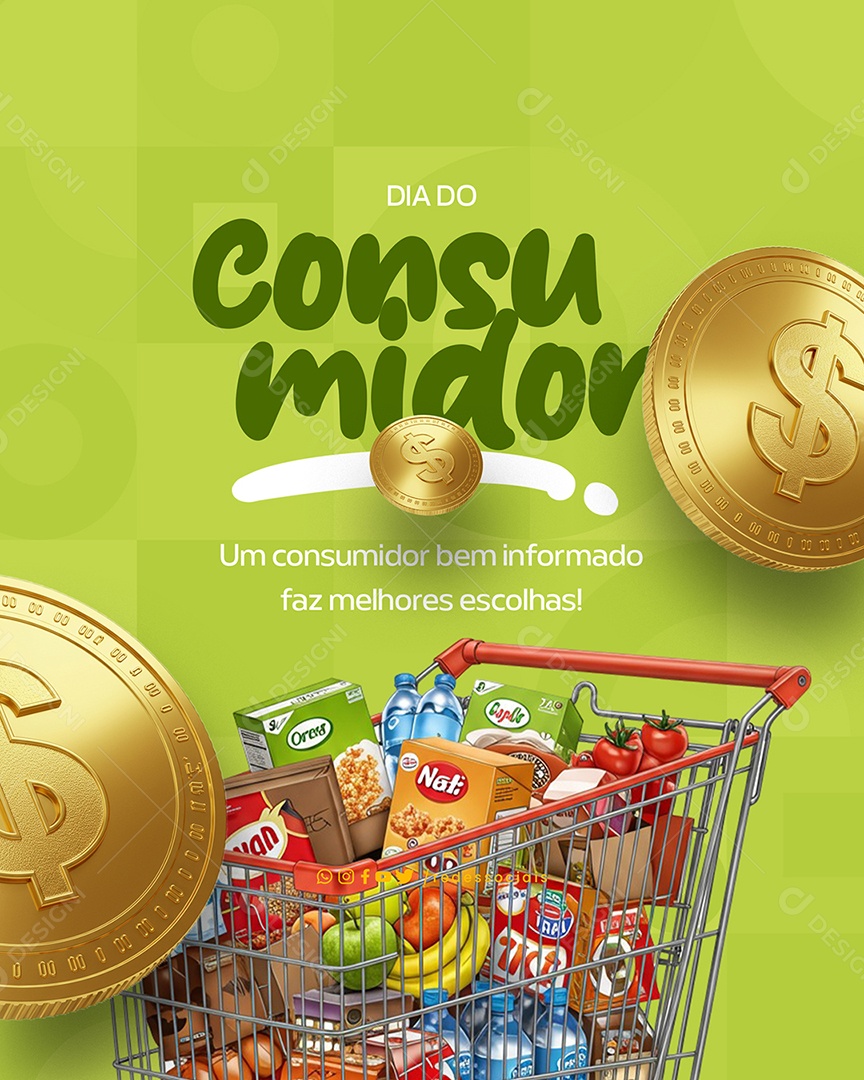 Dia do Consumidor Social Media PSD Editável
