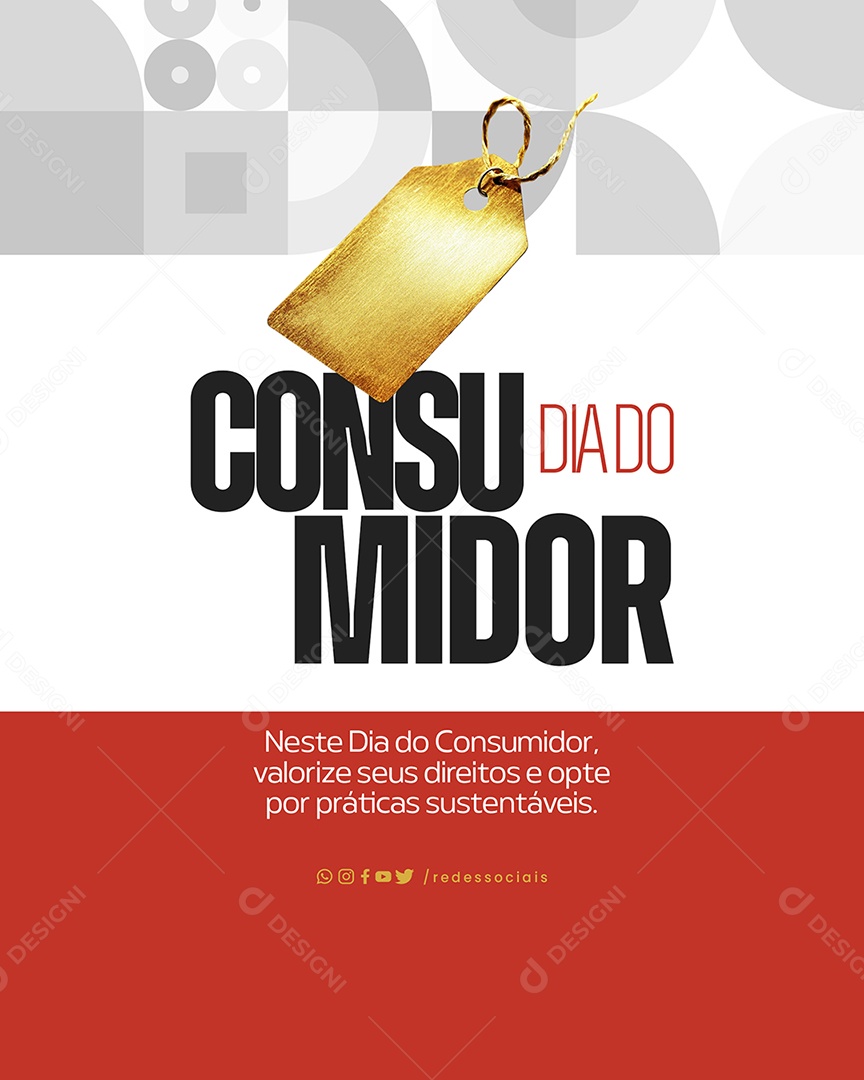 Dia do Consumidor Social Media PSD Editável