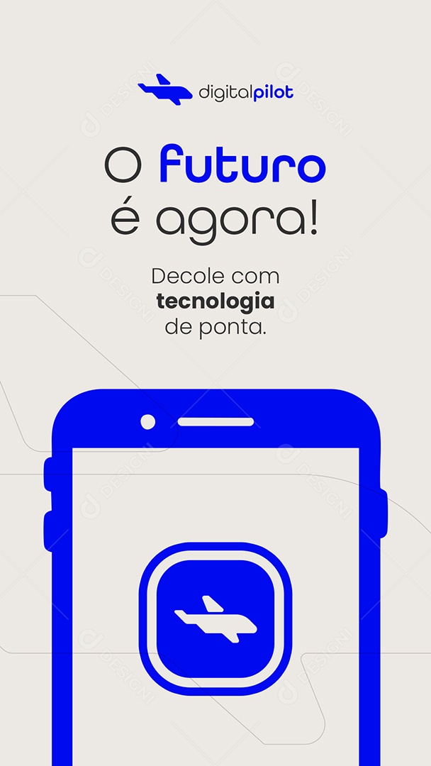 Story Agência de Viagens O Futuro é Agora Social Media PSD Editável