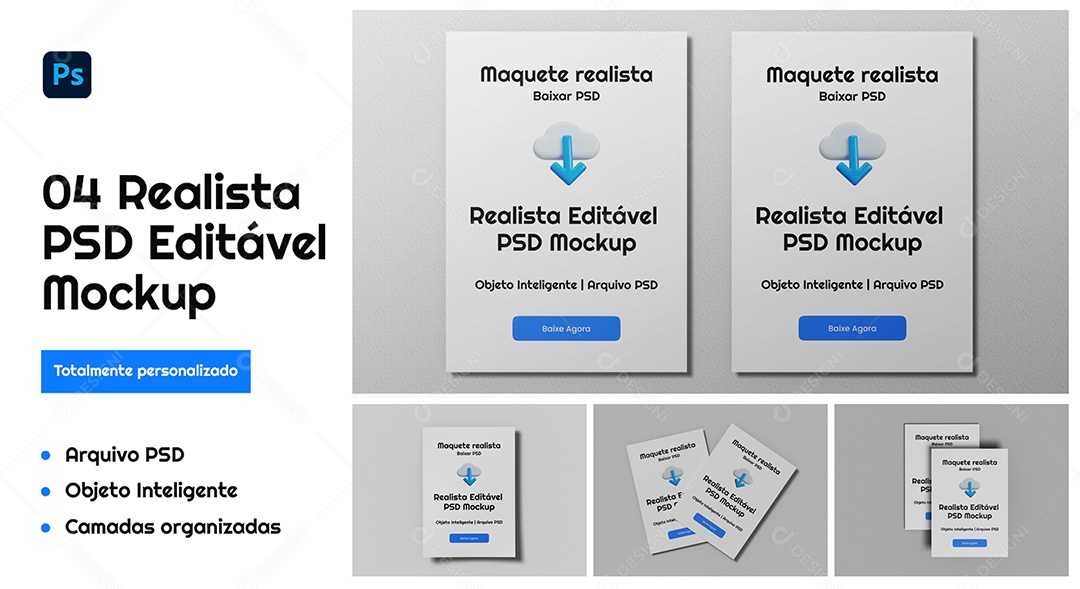 Mockup Folheto PSD Editávelv