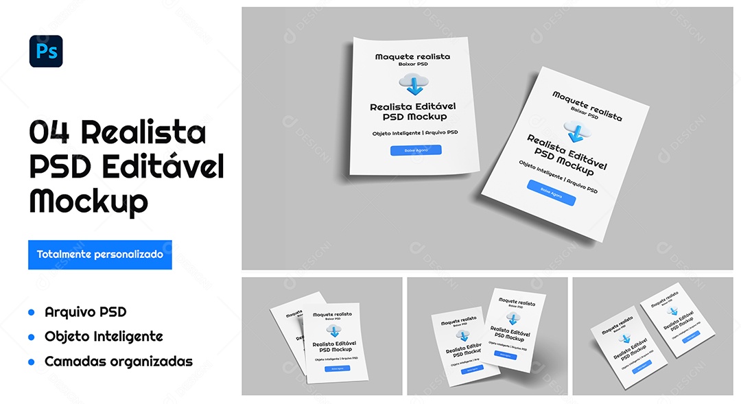 Mockup Folheto PSD Editávelv
