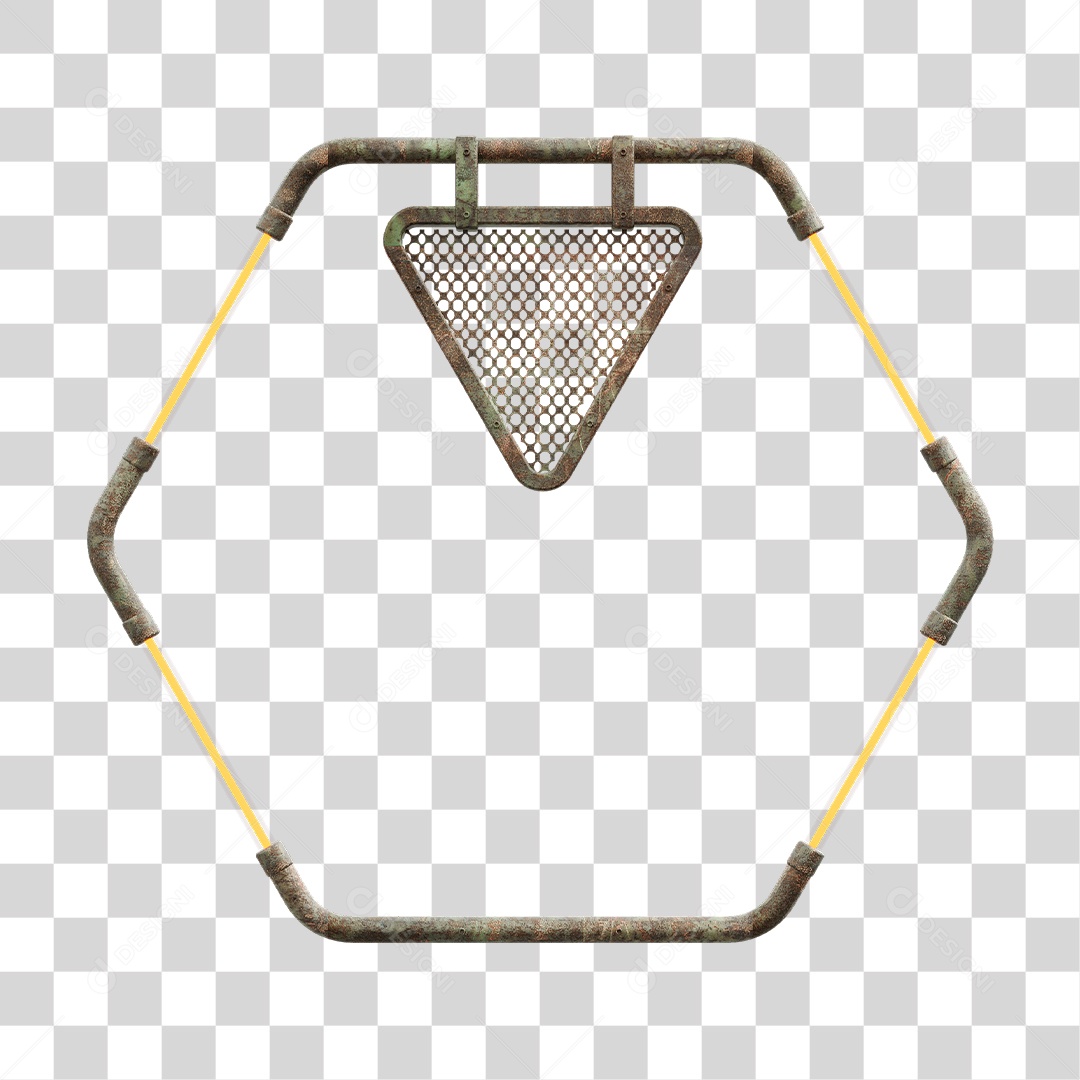 Painel Triangular PNG Transparente