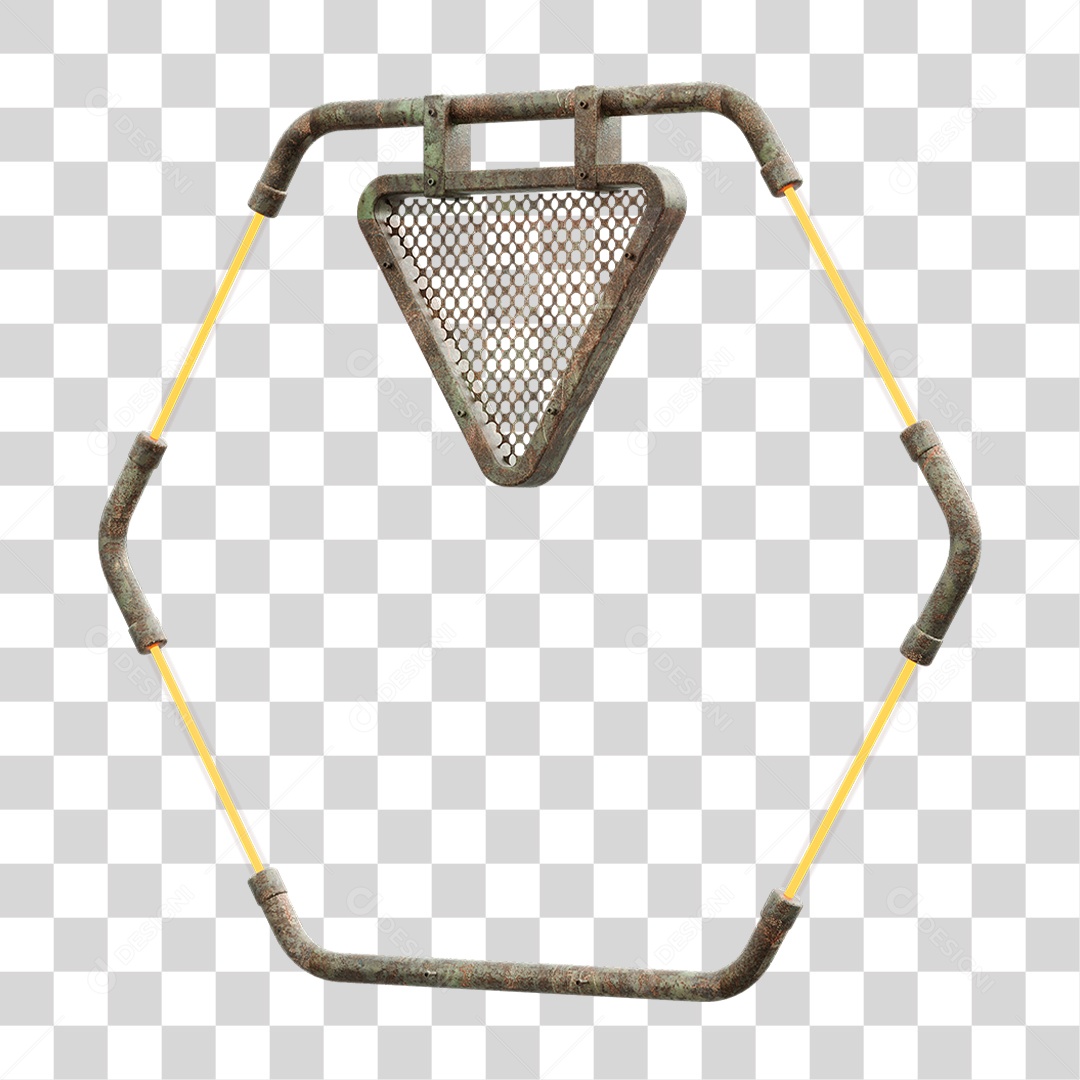 Painel Triangular PNG Transparente