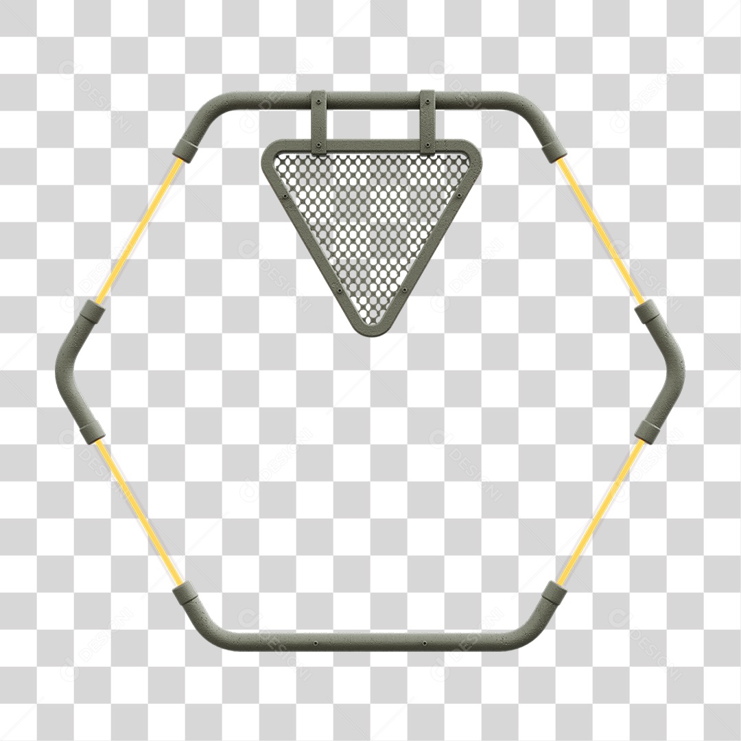 Painel Triangular PNG Transparente