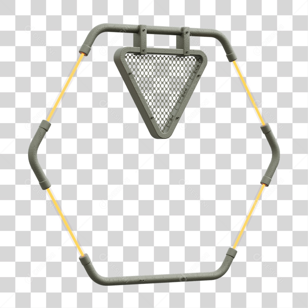 Painel Triangular PNG Transparente