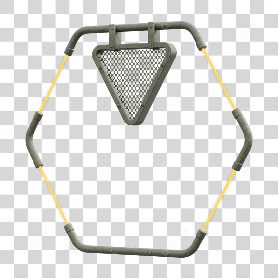 Painel Triangular PNG Transparente