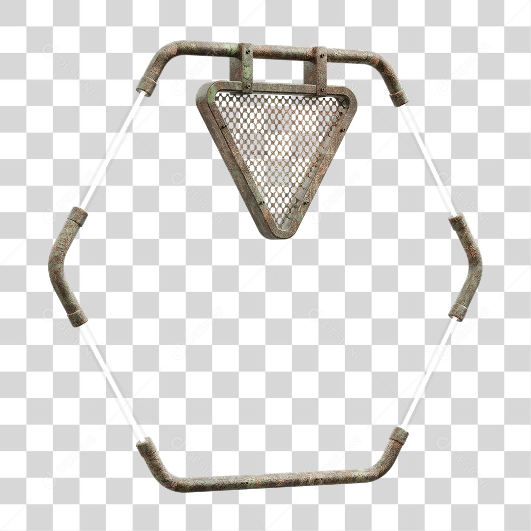 Painel Triângulos PNG Transparente