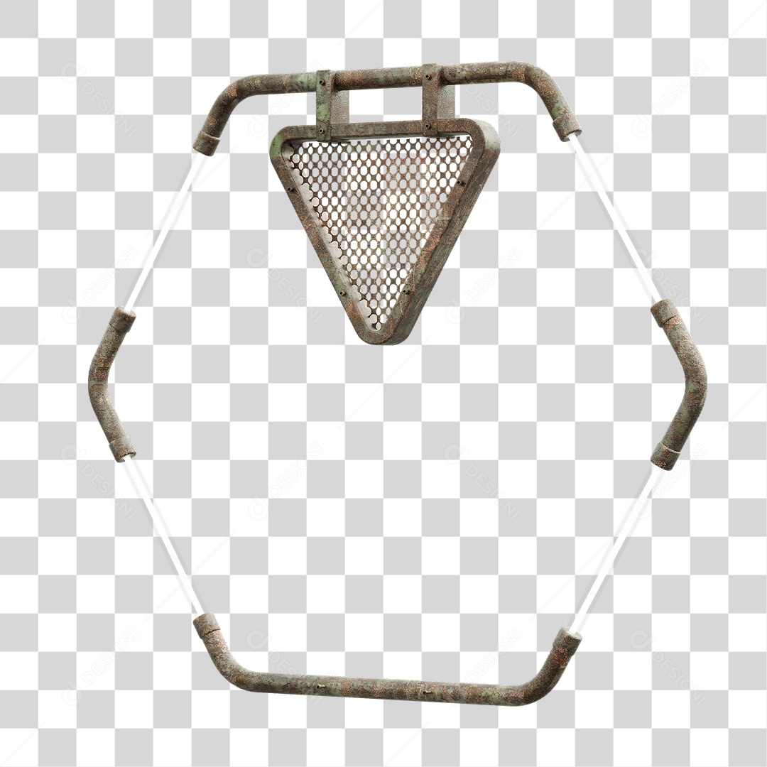 Painel Triângulos PNG Transparente