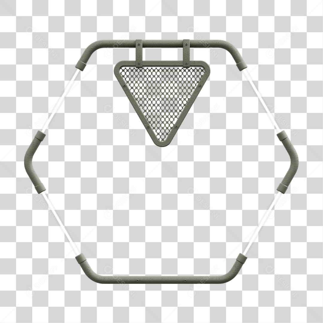 Painel Triângulos PNG Transparente