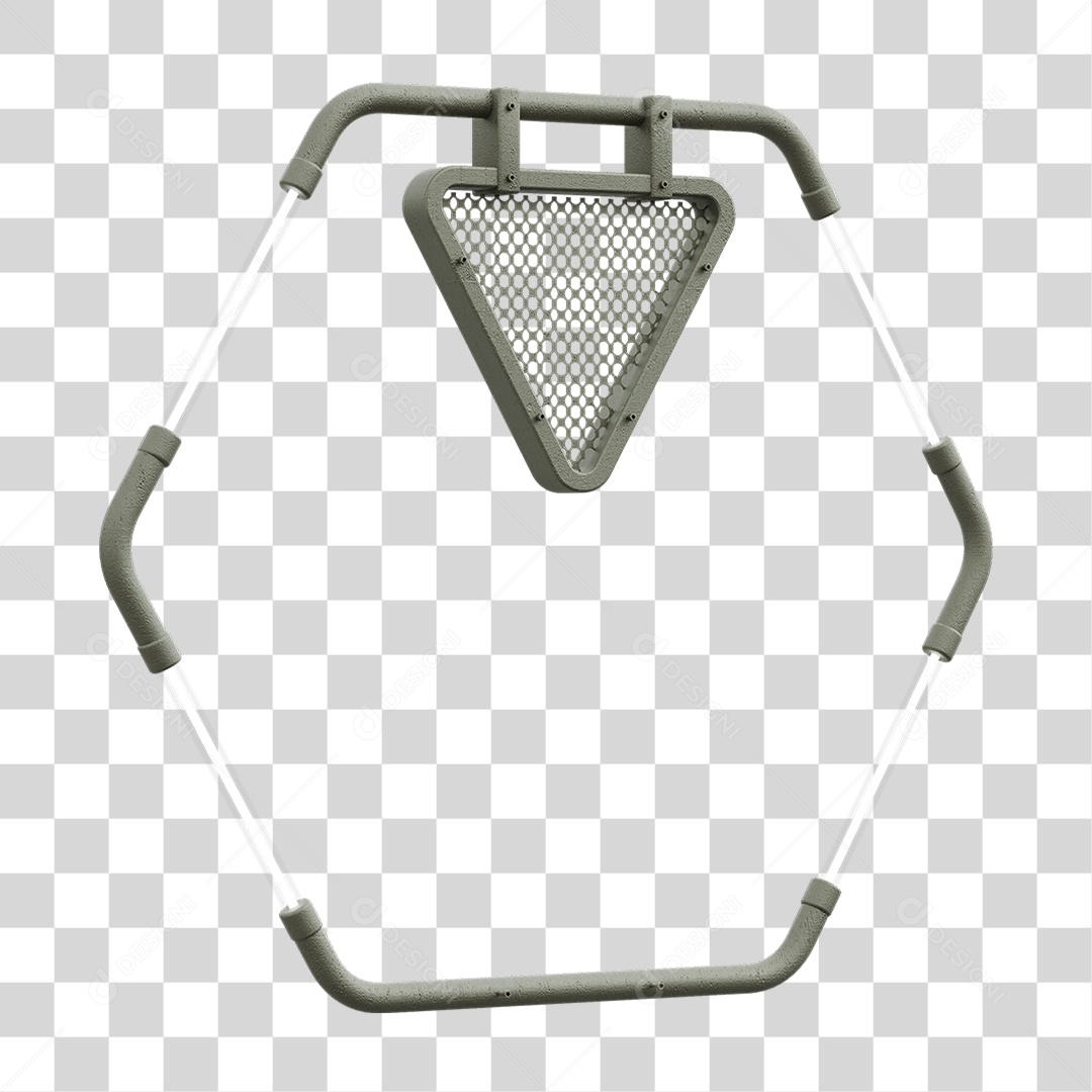 Painel Triângulos PNG Transparente