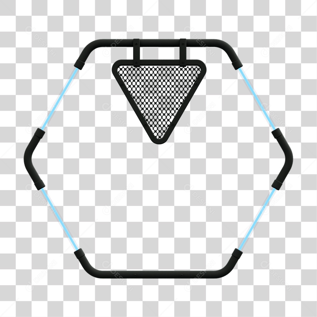 Painel Triangular PNG Transparente