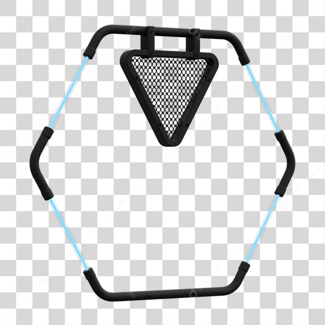 Painel Triangular PNG Transparente