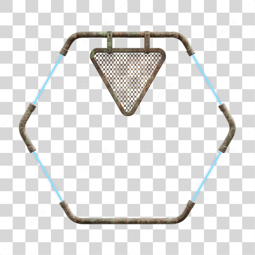 Painel Triangular PNG Transparente