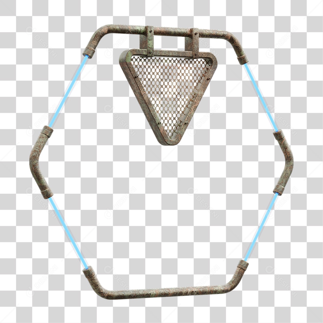 Painel Triangular PNG Transparente