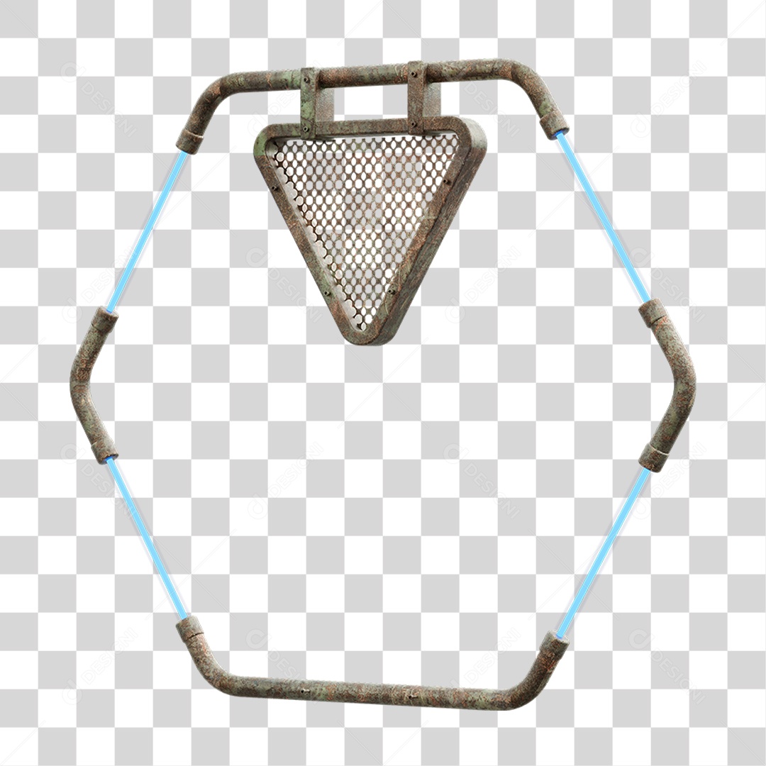 Painel Triangular PNG Transparente