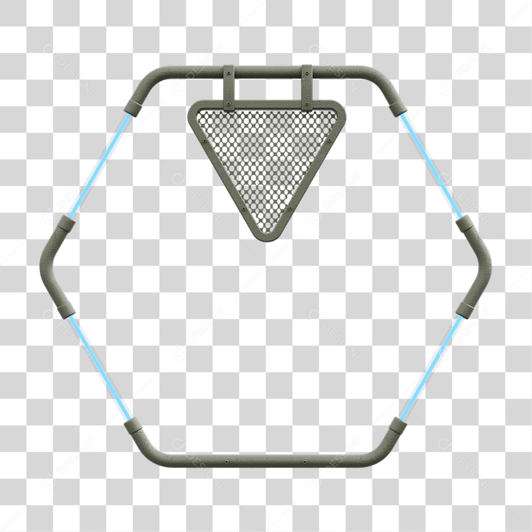 Painel Triangular PNG Transparente