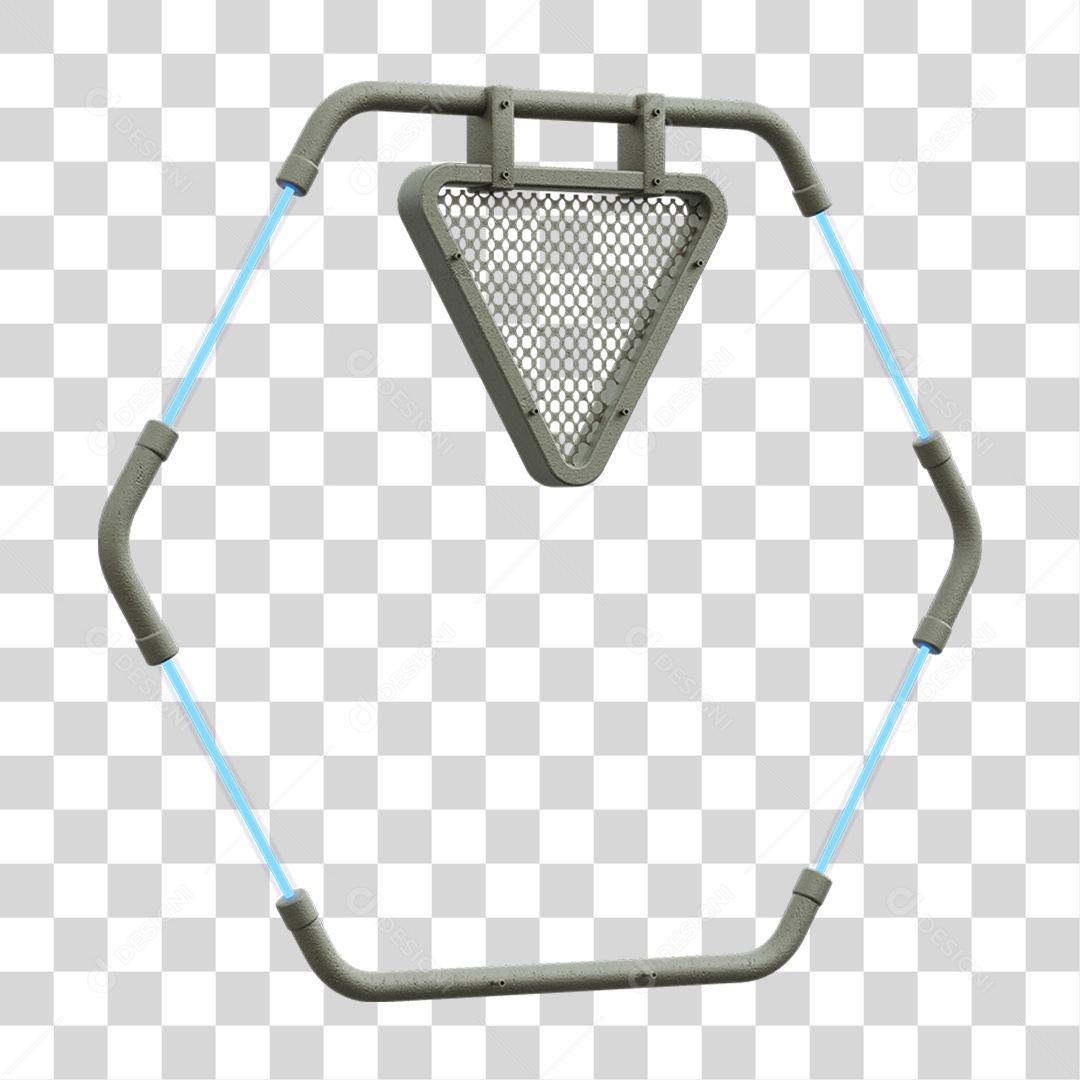 Painel Triangular PNG Transparente