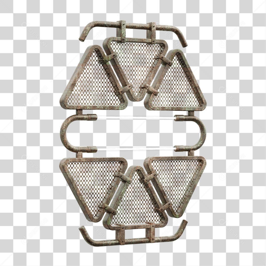 Painel Triangular PNG Transparente