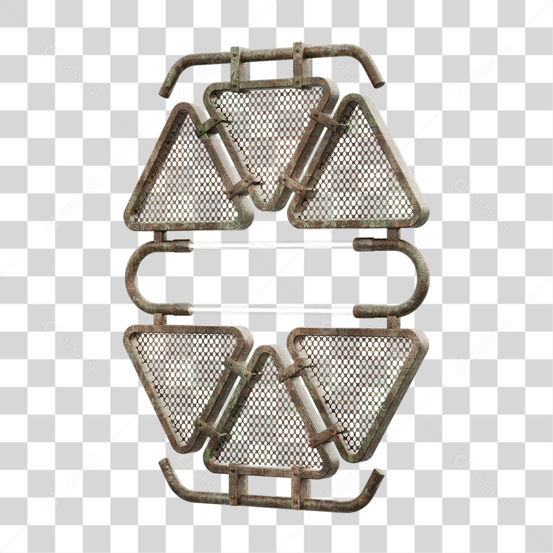 Painel Triangular PNG Transparente