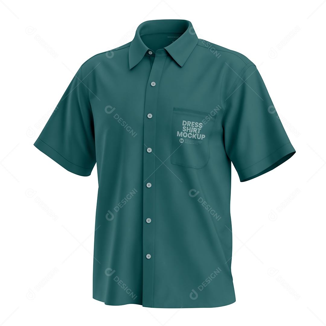 Mockup Camisseta Aberta PSD Editável