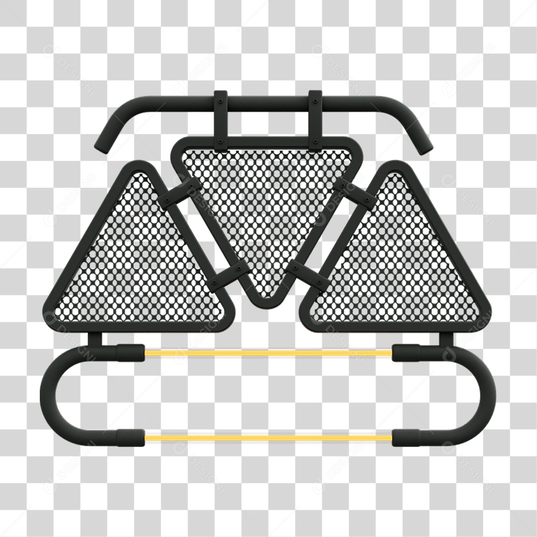 Painel Triangular PNG Transparente