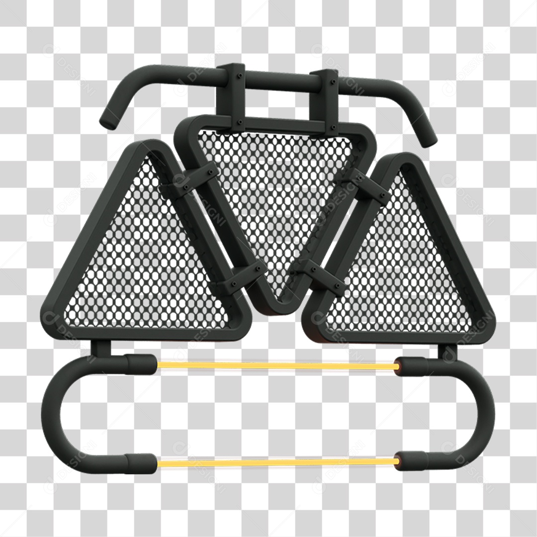 Painel Triangular PNG Transparente