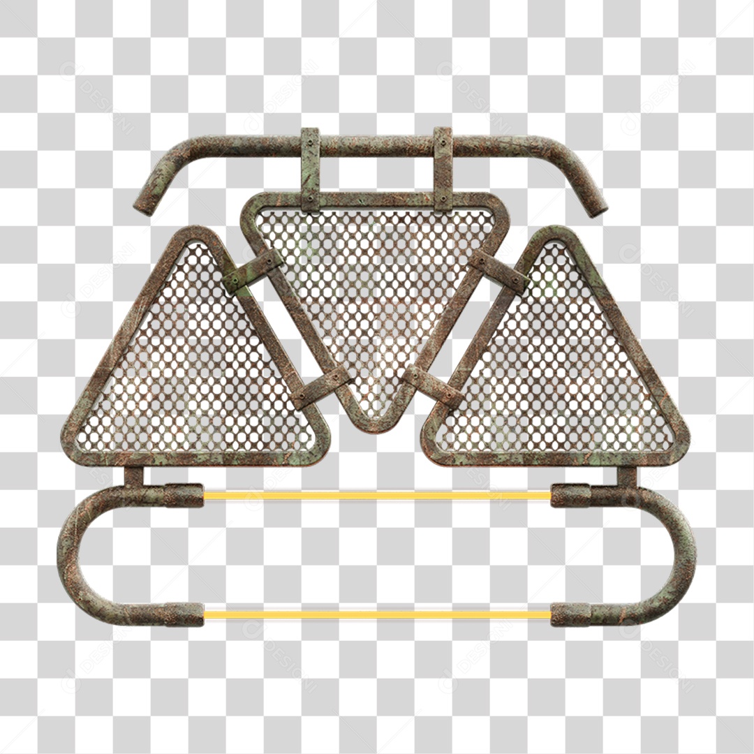 Painel Triangular PNG Transparente