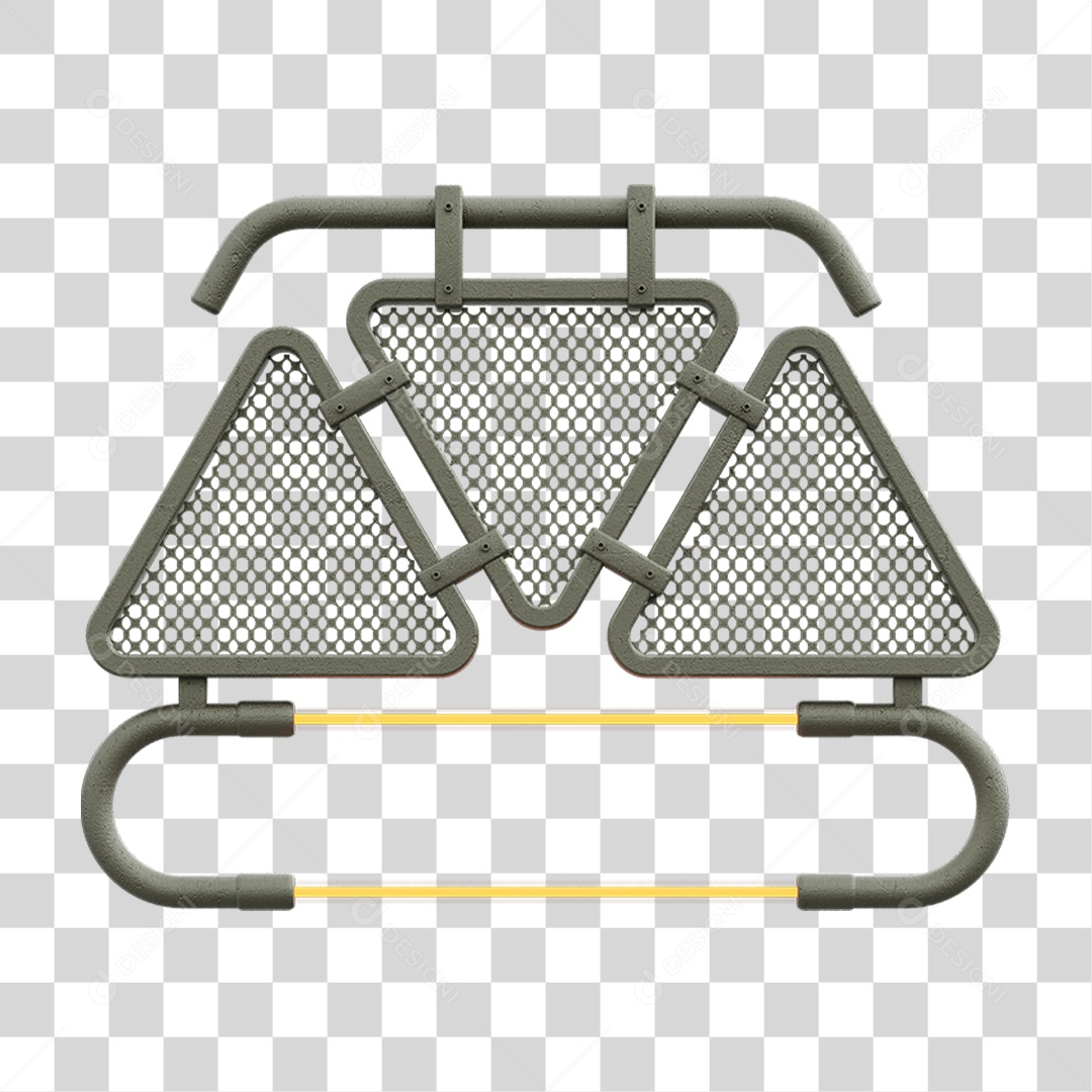 Painel Triangular PNG Transparente