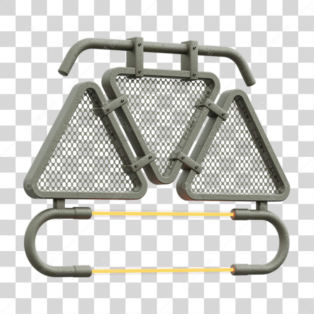 Painel Triangular PNG Transparente